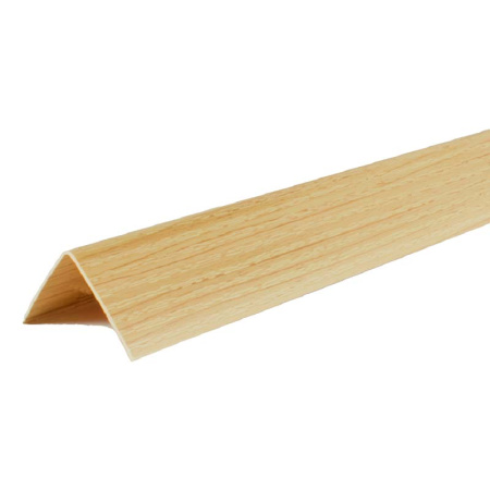 Уголок пластиковый 20х20 мм 2,7 м Сосна светлая